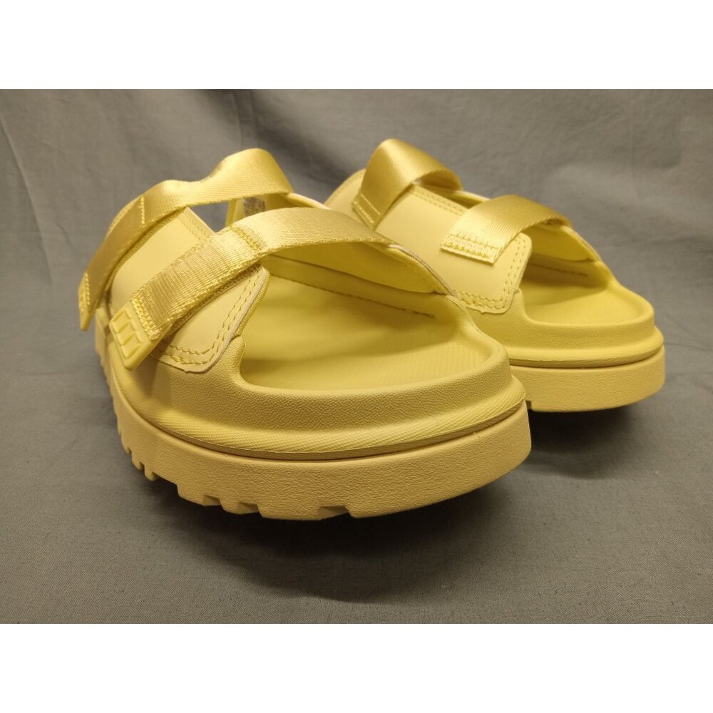 UGG Girls K Goldenglow Slide Slip-on Glow Yellow Size 5 NEW IN BOX! - Picture 10 of 13